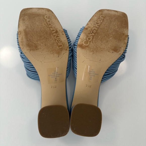 Calvin Klein Beanca Blue Heels - Picture 4 of 10